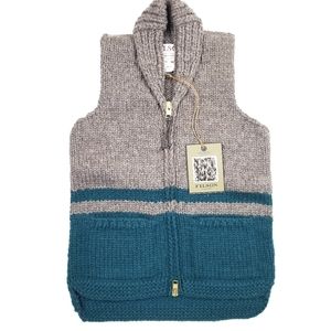 NWT Filson Blanket Stripe Hand Knit Wool Vest